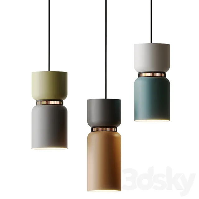 Aspen 17A Suspension Lamp from B.LUX 3DSMax File