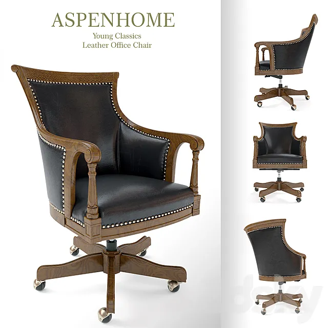 Aspenhome Office Chair 3DS Max Model