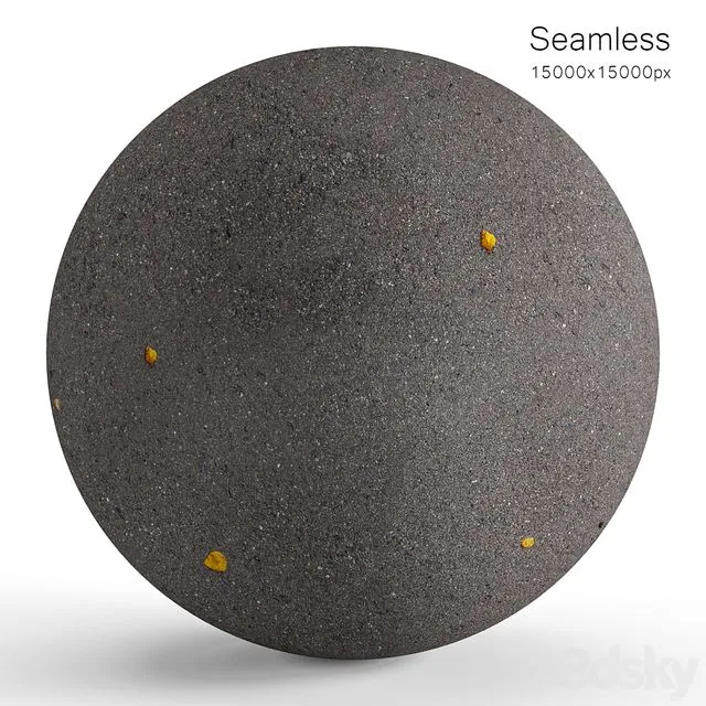 Asphalt geometric seamless pattern. 15k 3dsMax Model