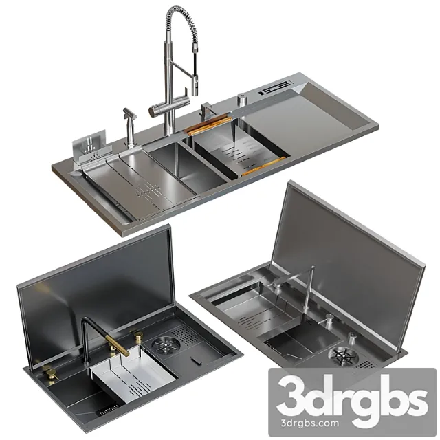 Asras Sink Set 3dsmax Download