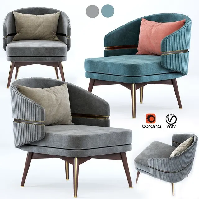 Aster billy chair 3dsMax Model