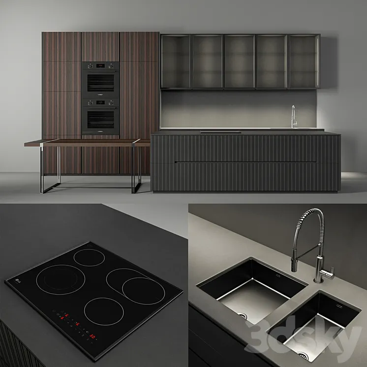 Aster cucine pure glam 3DS Max