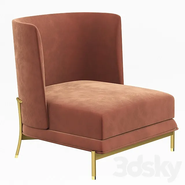 Aster gae armchair 3DS Max Model