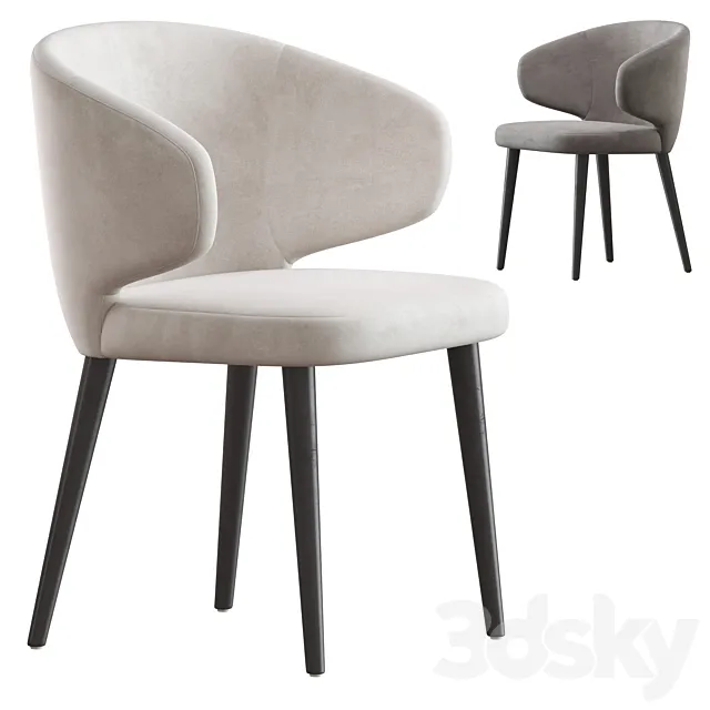 Aston chair from Minotti 3ds Max