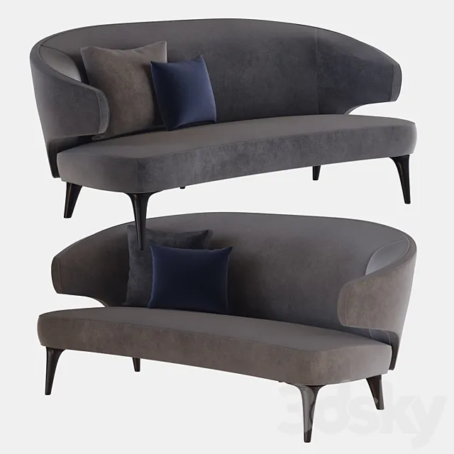 aston sofa minotti 3DS Max Model