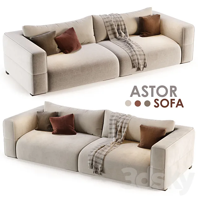 Astor Sofa by Noho Home 3DSMax File