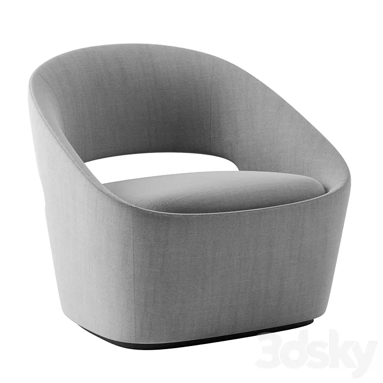 Astra lounge chair by Bernardt design 3DS Max Model