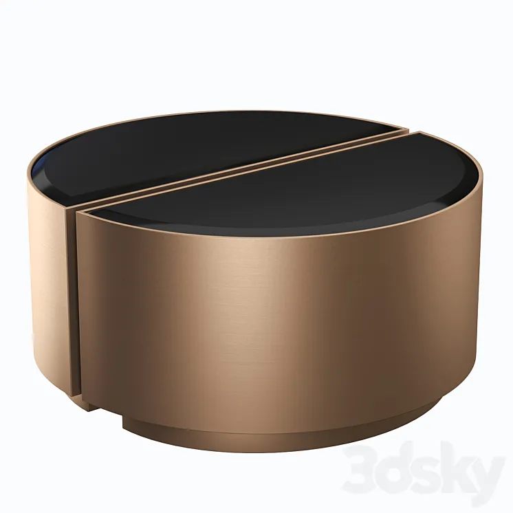 ASTRA SET OF 2 copper Side table Eichholtz 3DS Max