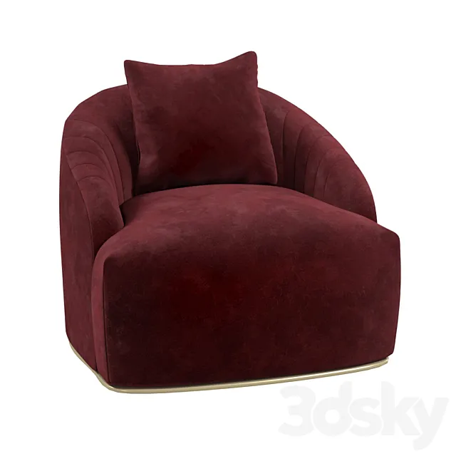 Astrid armchair 3ds Max
