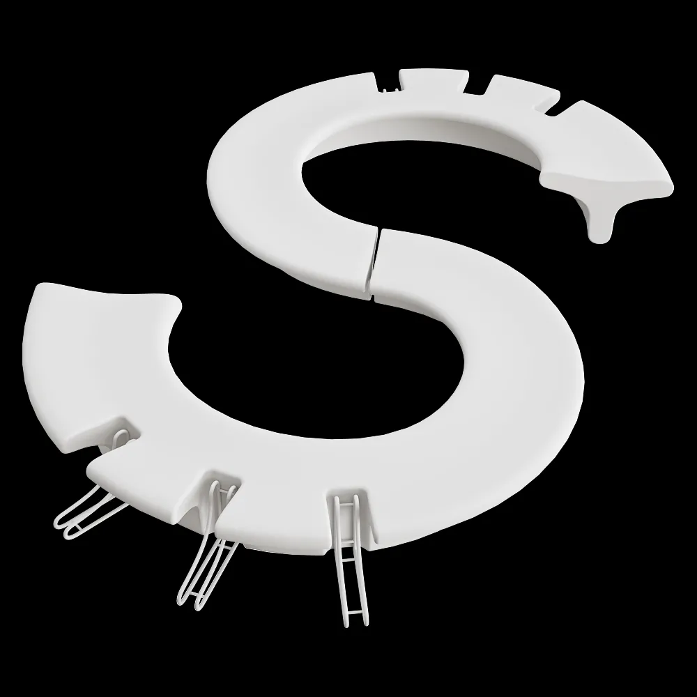Astrini Design – City alphabet Letter S 3ds Max