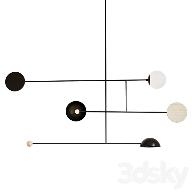 astro dome pendant no 2 by andrew neyer 3ds Max