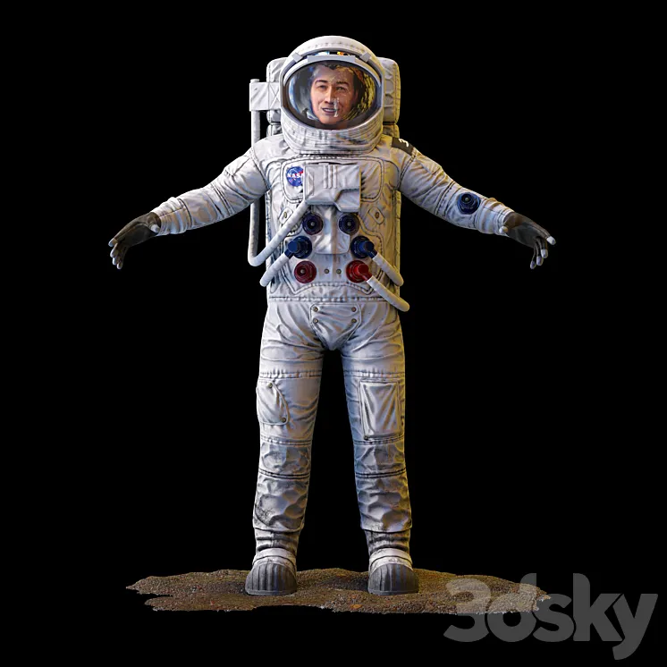 Astronaut 3DS Max