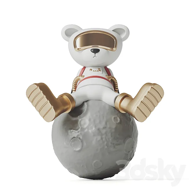 astronaut bear 3DSMax File