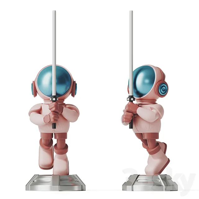 Astronaut Sculpture 3DSMax File
