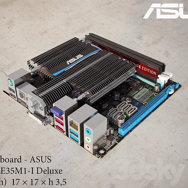 ASUS – E35M1-I Deluxe 3DS Max Model