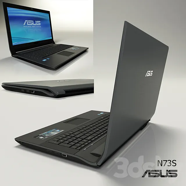 Asus N73s 3DS Max Model