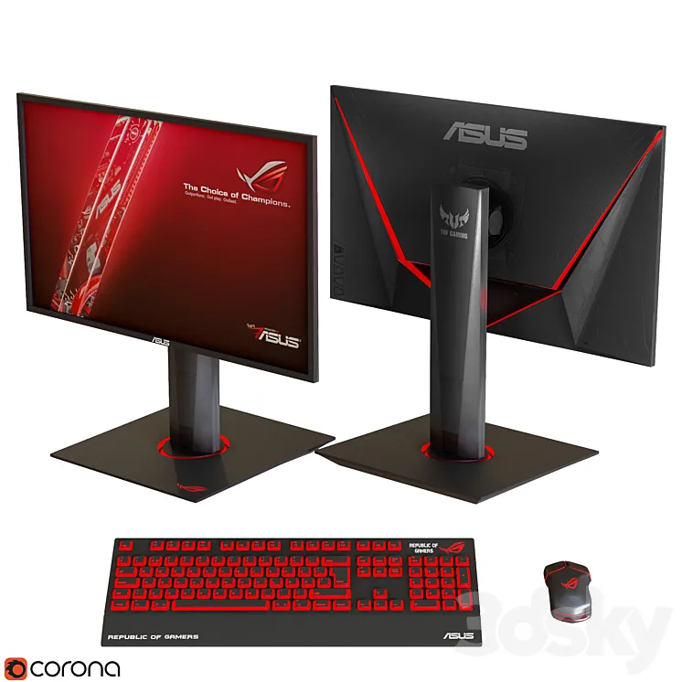 Asus_Gaming_Collection 3DS Max Model