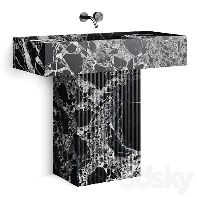 Atelier Il Granito Cecilia Bathroom Vanity 3DS Max Model