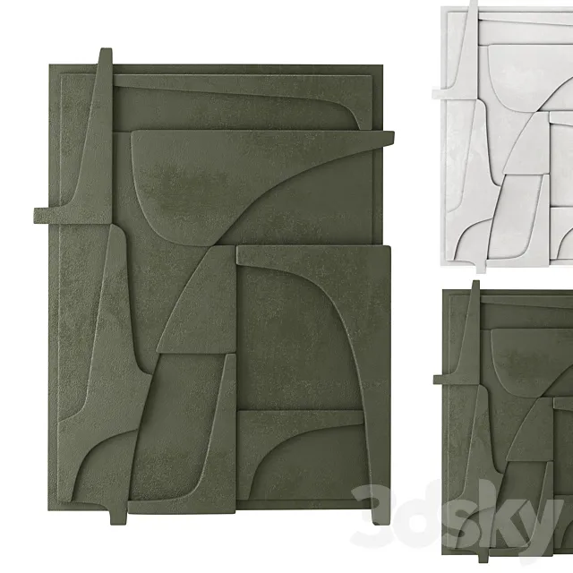 Atelier Plateau relief artwork 3DS Max Model