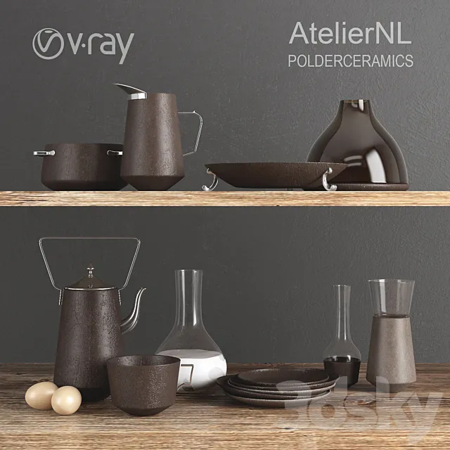 AtelierNL Polderceramics 3DS Max Model