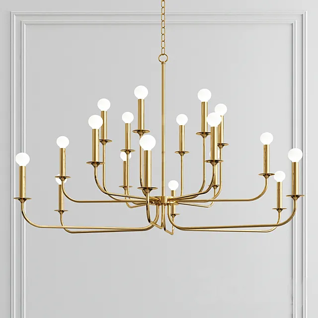 Ateriors Breck 2-tier Chandelier 3ds Max