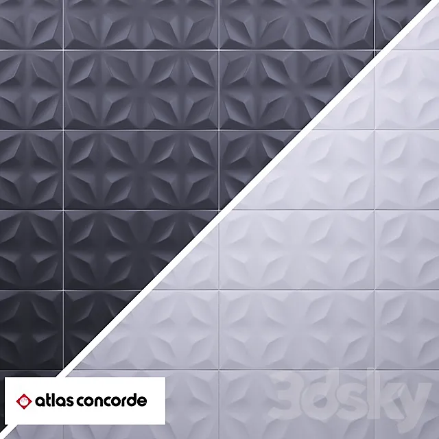 Atlas Concorde 3D Wall Diamond 3DS Max Model