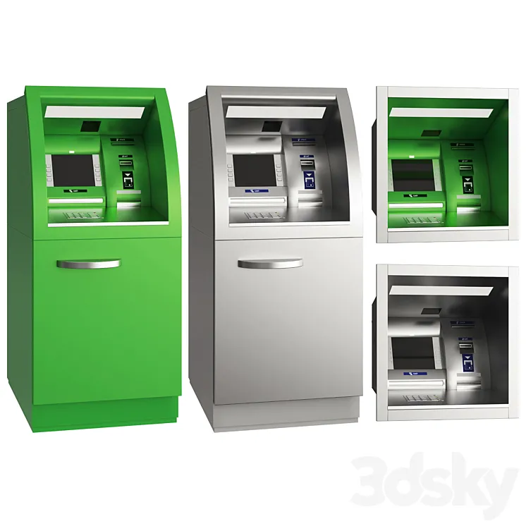ATM machine 3DS Max