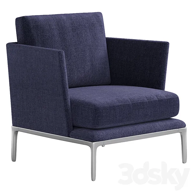 Atoll armchair by B&B ITALIA 3ds Max
