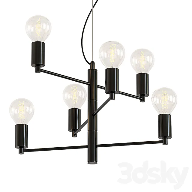 Atomium black 3ds Max