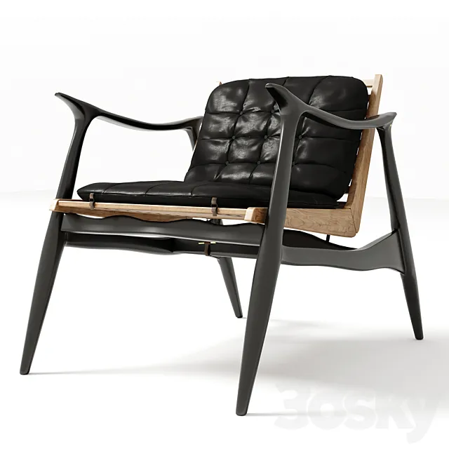 Atra Lounge Chair 3DS Max Model