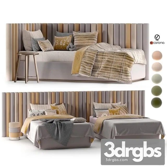Attached and Day Bed Set30 3dsmax Download