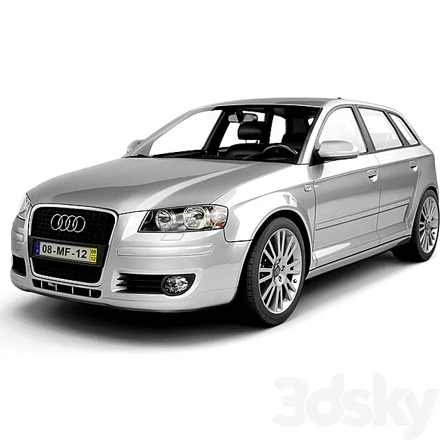 AUDI A3 2007 3ds Max