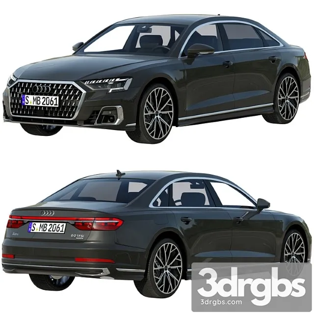 Audi A8 L 2022 3dsmax Download