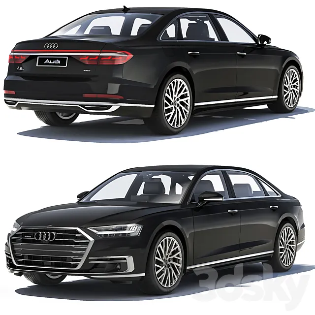 Audi A8L 2018 3ds Max