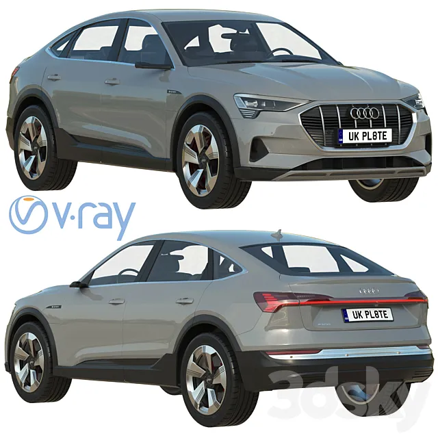 Audi e ‑ tron Sportback 3ds Max
