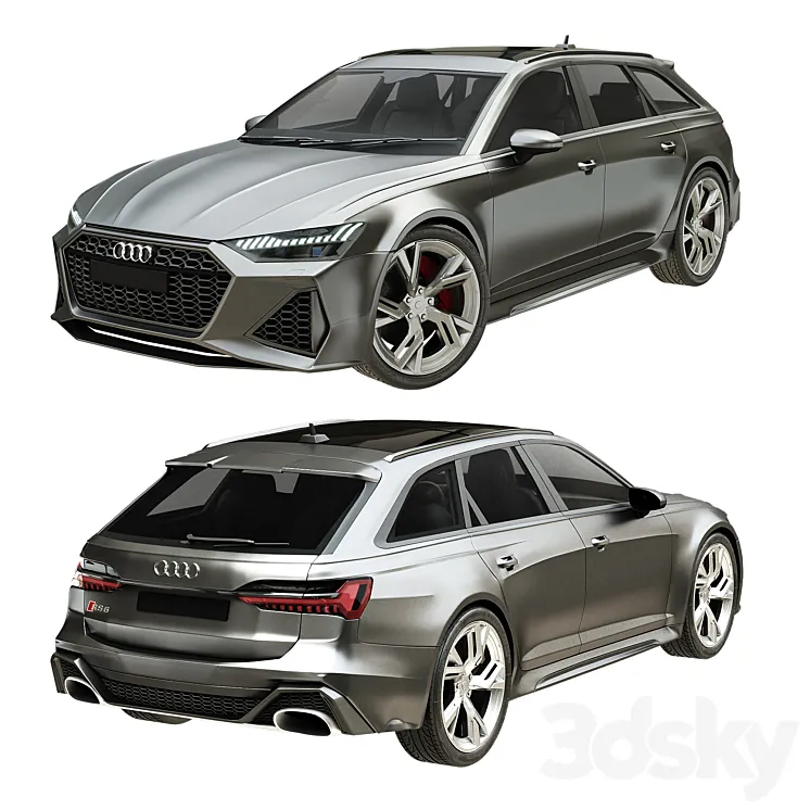 Audi RS6 2020 3DS Max