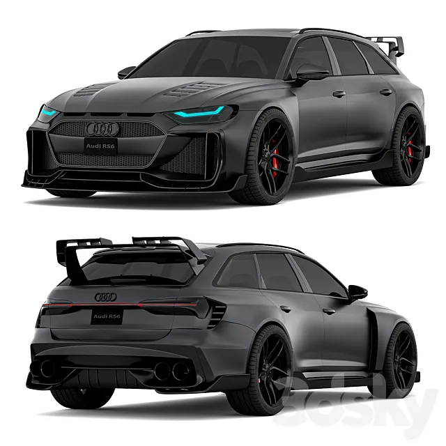 Audi RS6 Starwars Hycade 3ds Max