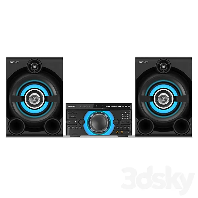 Audio system Sony MHC-M60D 3DSMax File
