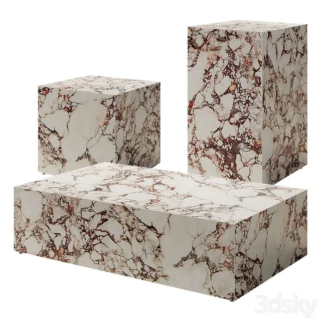 AUDO Plinth Marble Table by Norm (Menu) 3dsMax Model