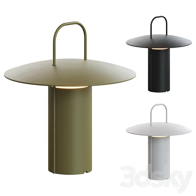 Audo Ray Table Lamp Portable 3ds Max