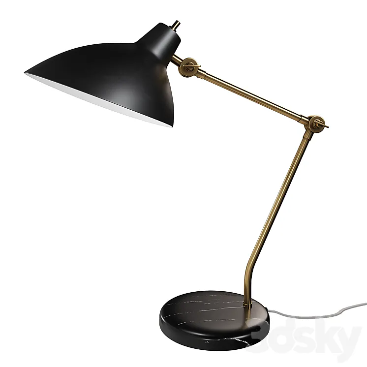 Audrey Coulee desk lamp 3DS Max Model