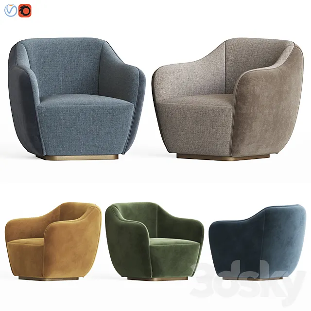 Audrey S Armchair Capitalcollection 3DS Max Model