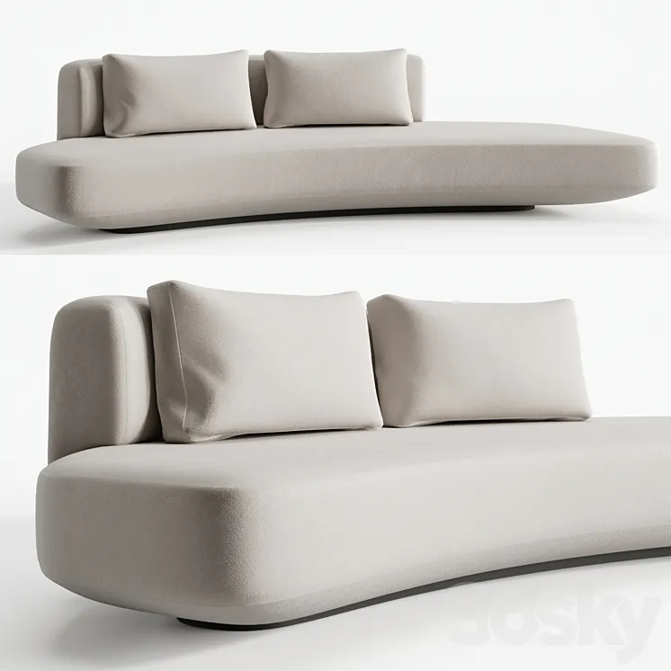 Audrey sofa 270 by Gallotti Radice 3DS Max Model