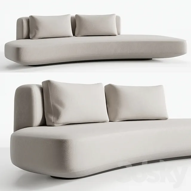 Audrey sofa 270 by Gallotti Radice 3DSMax File