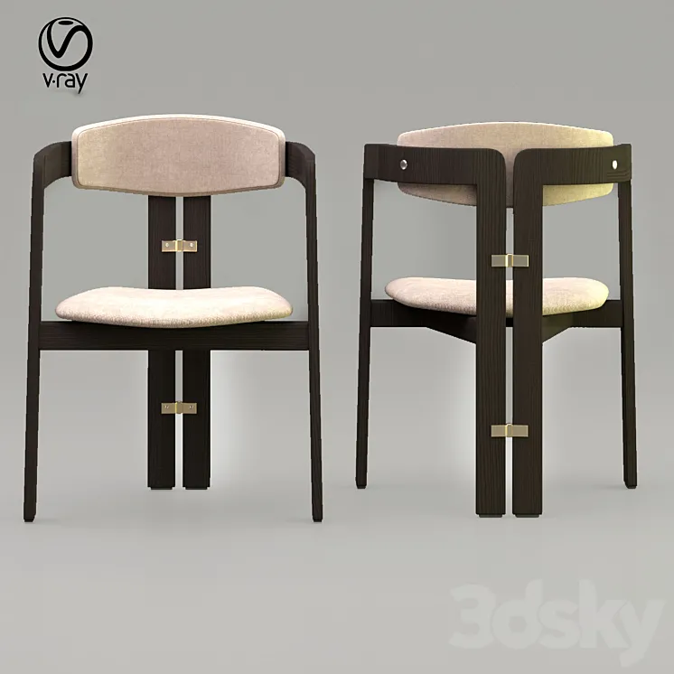 Augusto savini pamplona chairs 3DS Max