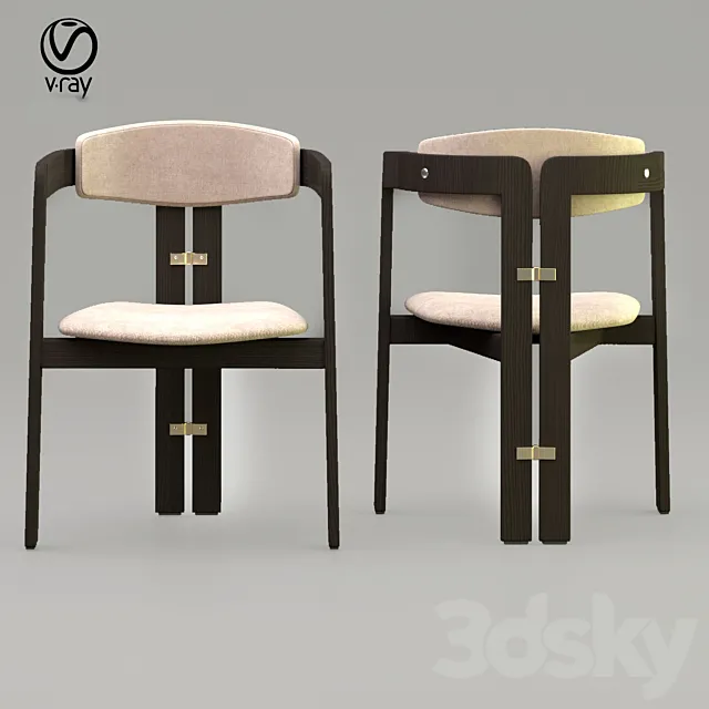 Augusto savini pamplona chairs 3DSMax File