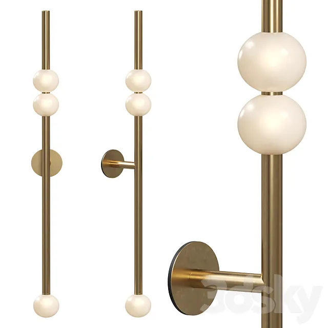 Auhaus Sconce by Giffin Design 3ds Max