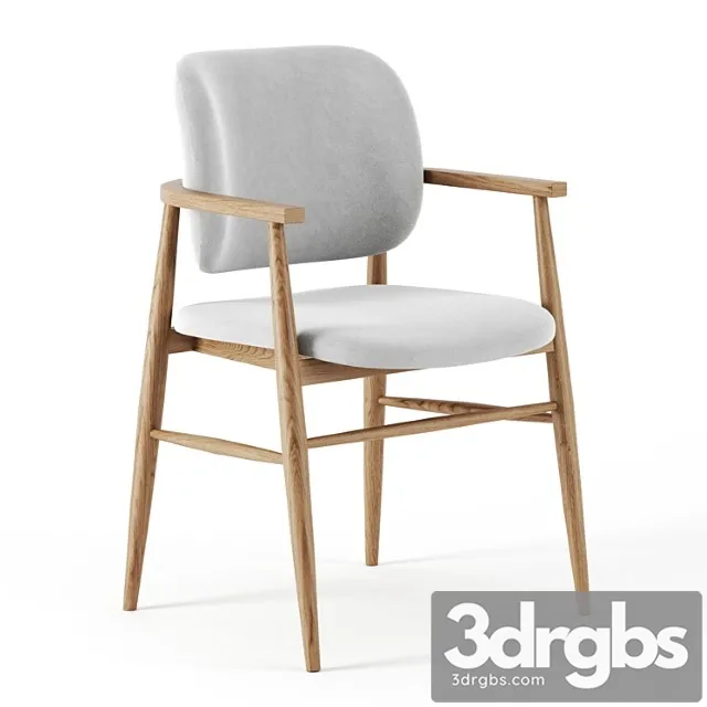 Aura fabric dining chair by zanui