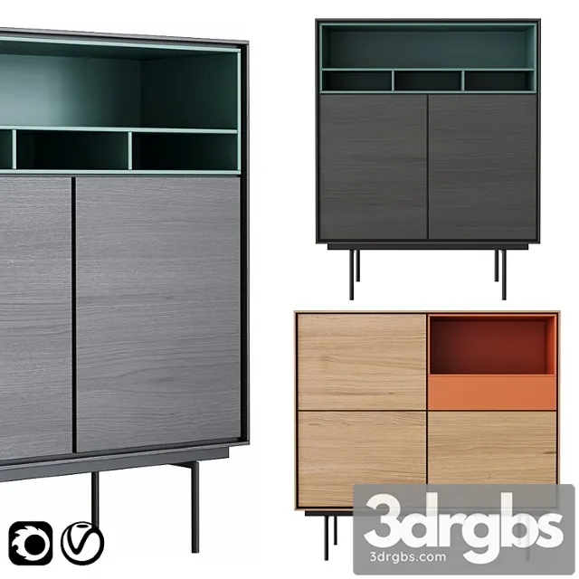 Aura High Sideboards By Treku 3dsmax Download