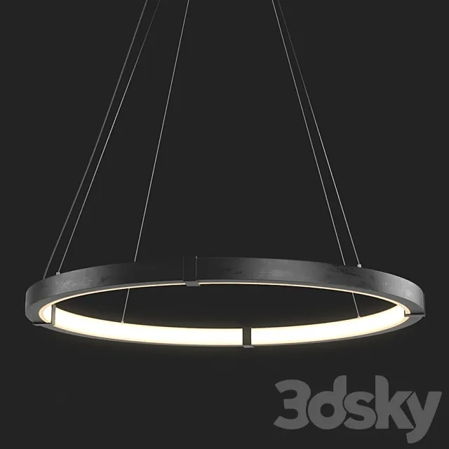 Aura Slim Pendant by Zac Ridgely 3ds Max